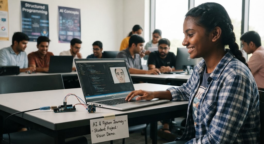 Python with AI outcomes