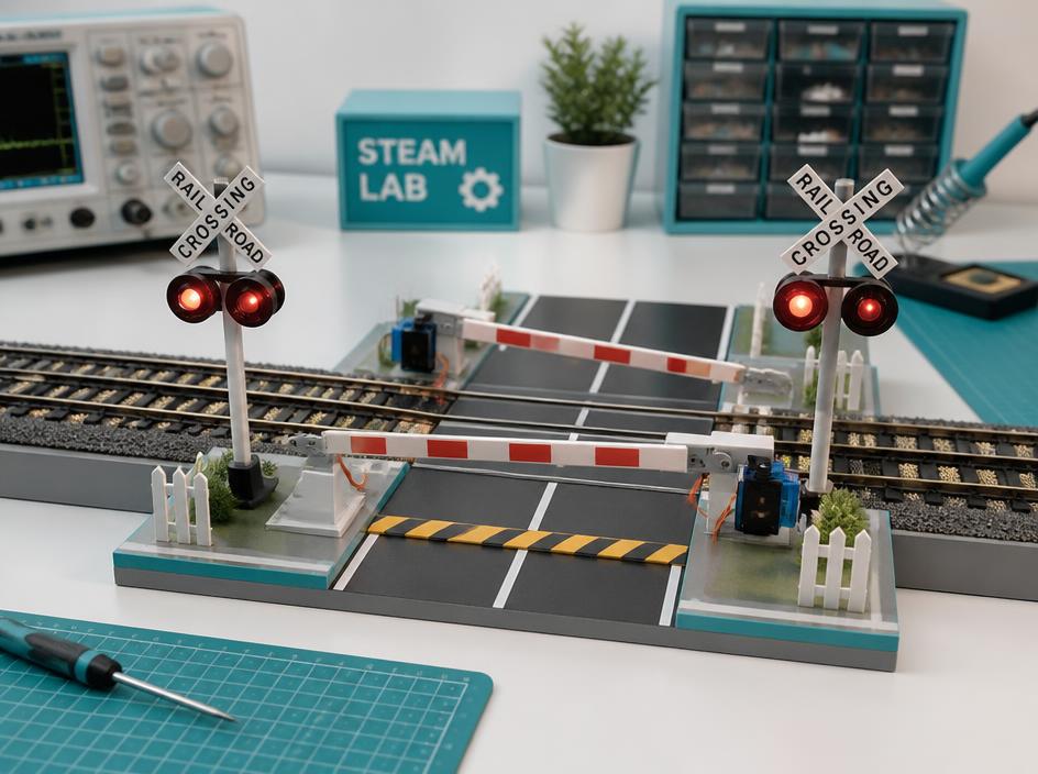 Automatic Railway Crossing Model