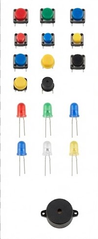 Buttons, LEDs & Buzzer